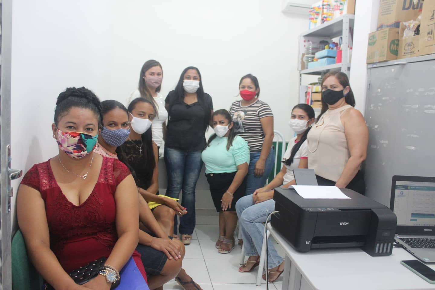 Colaboradores do CRAS/ Foto: ASCOM