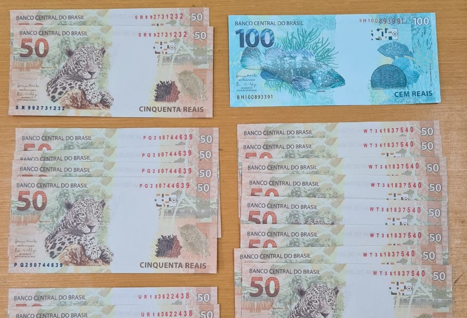 PF apreende R$ 2 mil em notas falsas com destino a região de Barras. Foto: reprodução  PF apreende R$ 2 mil em notas falsas com destino a região de Barras. Foto: reprodução