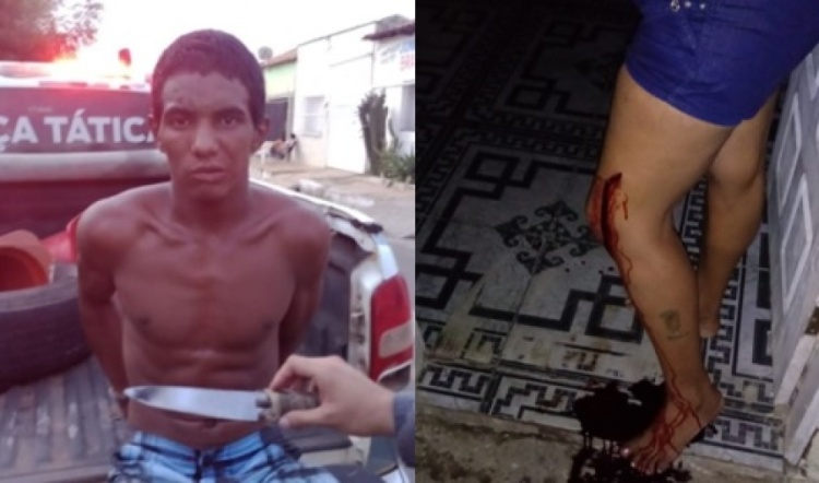 Fugitivo de delegacia tenta matar a ex-mulher a facadas em Campo Maior. Foto: reprodução  Fugitivo de delegacia tenta matar a ex-mulher a facadas em Campo Maior. Foto: reprodução